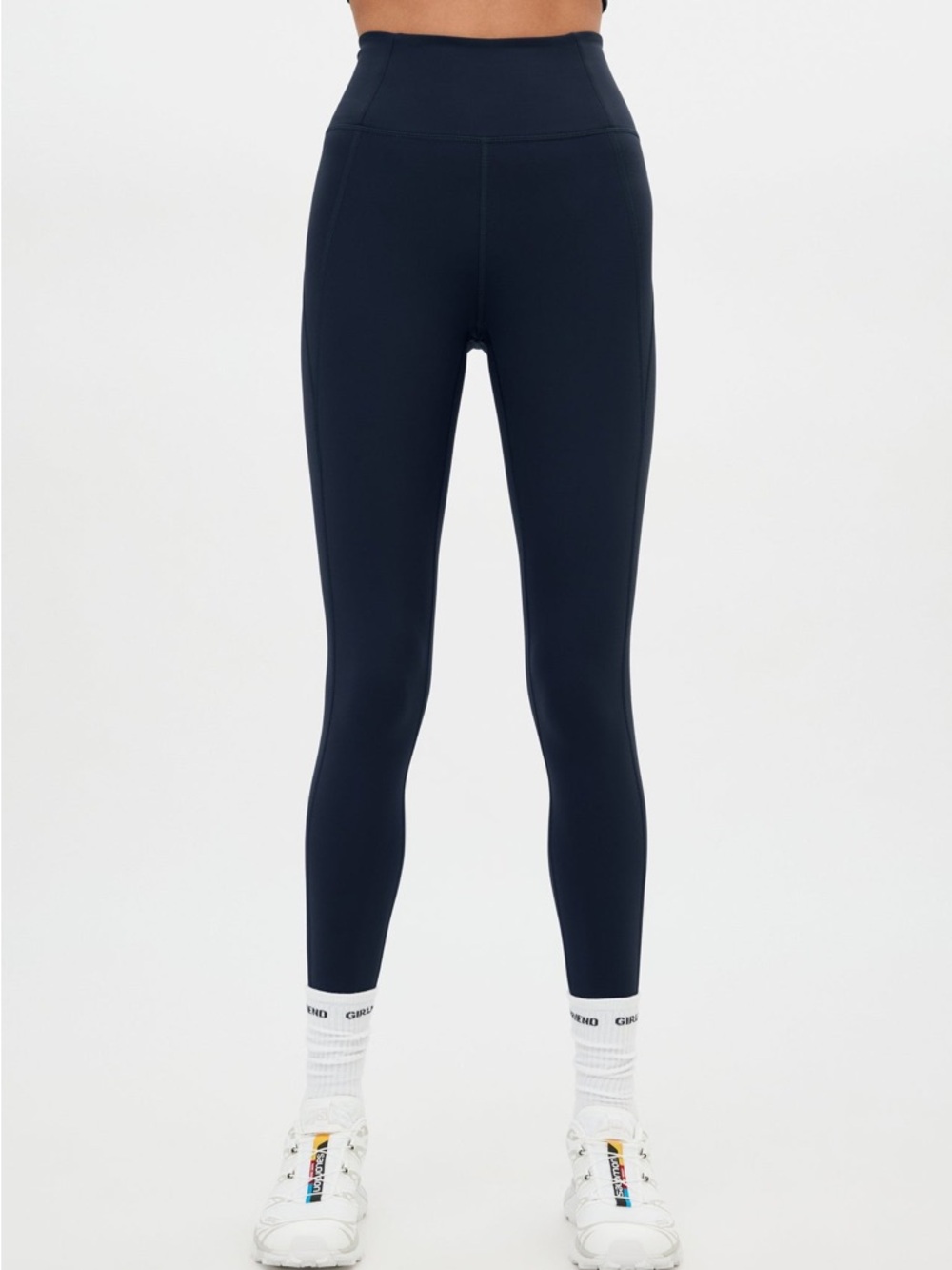 girlfriend collective Sz S Compressive High-Rise Leggings in Skyline Blue
